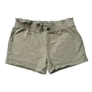 Carter's Size 4T Girls Green Ruffled Elastic waist pull on casual shorts